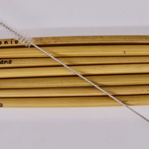cannucce di bambù con spazzolino